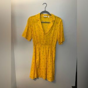 & Other Stories Yellow Dress